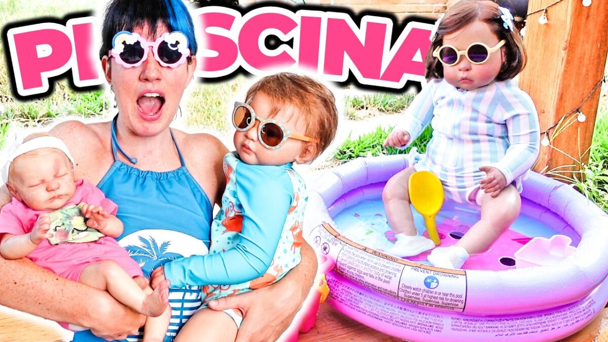 Morning Routine ESTIVA con PISCINA! Con Mati e Danny Reborn Toddler e Bluebelle Reborn Baby