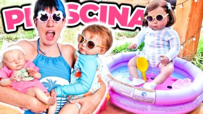 Morning Routine ESTIVA con PISCINA! Con Mati e Danny Reborn Toddler e Bluebelle Reborn Baby
