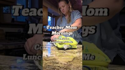 Morning Routine as a Teacher Mom to a 5-Year-Old & 5-Month-Old | Realistic School Morning