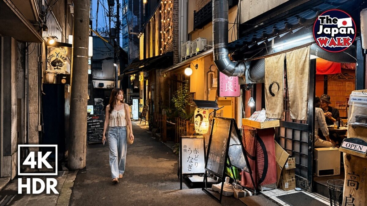 Osaka Night Walk – Upscale Kitashinchi Nightlife to Hidden Sonezaki Backstreets | Japan | 4K HDR