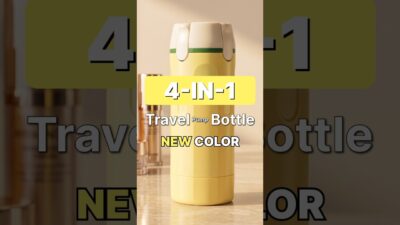 Pack your sunshine ☀️💛 #travelessentials #travelbottle#giftforher#4in1travelbottle#travelkit