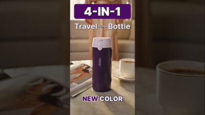 Purple is the new neutral for the elevated traveler 💜✨ #travelessentials #amazonfinds #travelbottle