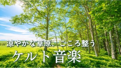 【ケルト音楽】涼やかな草原の朝、森林浴でリフレッシュ🌿穏やかな気持ちになるケルト音楽｜Relaxing Celtic Music｜癒しBGM 作業用BGM 読書BGM