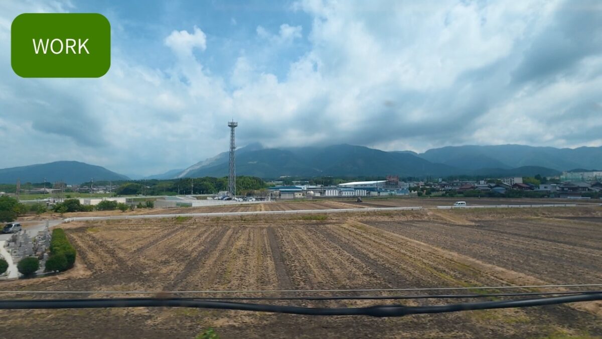 Shinkansen 4K 🚃 Kyoto to Gifu-Hashima | Window View | 新幹線 京都から岐阜羽島 車窓（作業用）