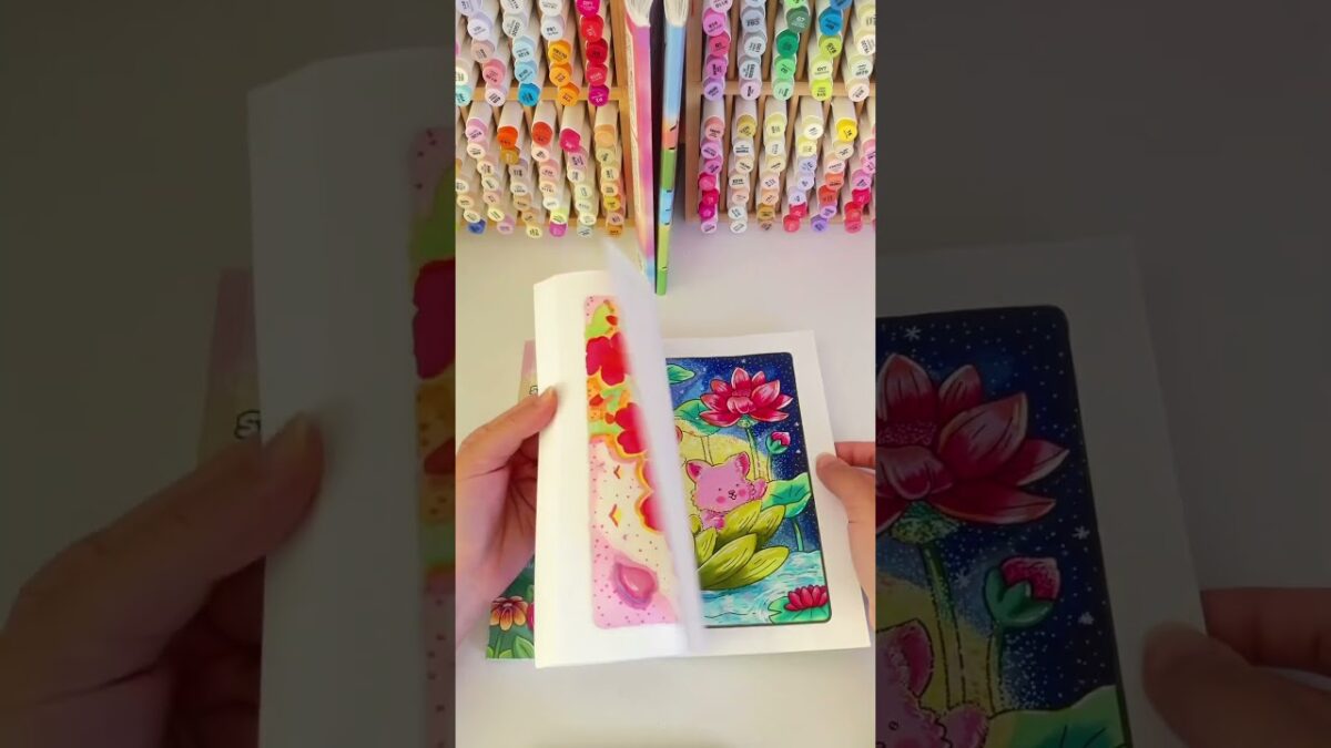 Sui Sui | Hygge Nature #coloringbook #suisui_coloring #cozycoloring #shorts #asmr #nature #flowers