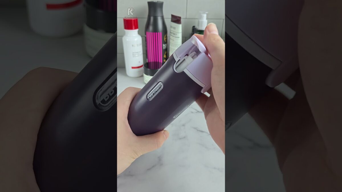 This purple bottle just changed my travel routine 💜 #travelessentials #travelbottle #giftforher