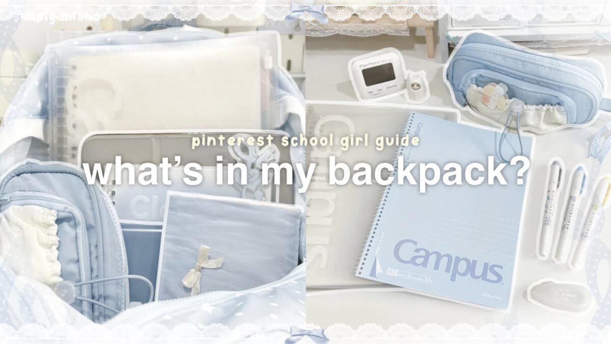 WHAT’S IN MY BACKPACK [2026]🐰🗒️ : it girl— back to school essentials guide (whats in my pencil case)