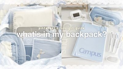 WHAT’S IN MY BACKPACK [2026]🐰🗒️ : it girl— back to school essentials guide (whats in my pencil case)