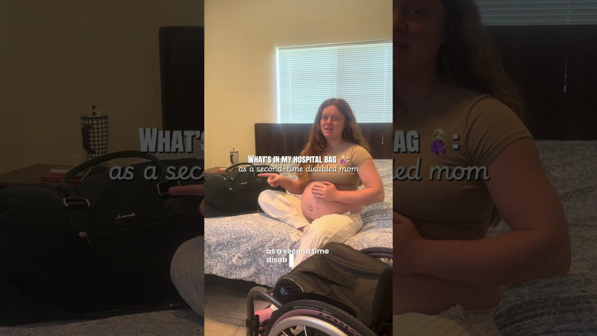 What’s in my hospital bag 🤰🏼👩🏼‍🦽‍➡️ #pregnancy #paralyzed