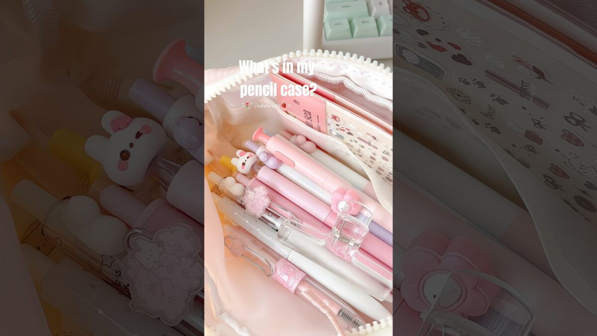 What’s in my pencil case? #stationeryaddict  #stationery #stationarycollection #stationeryhaul