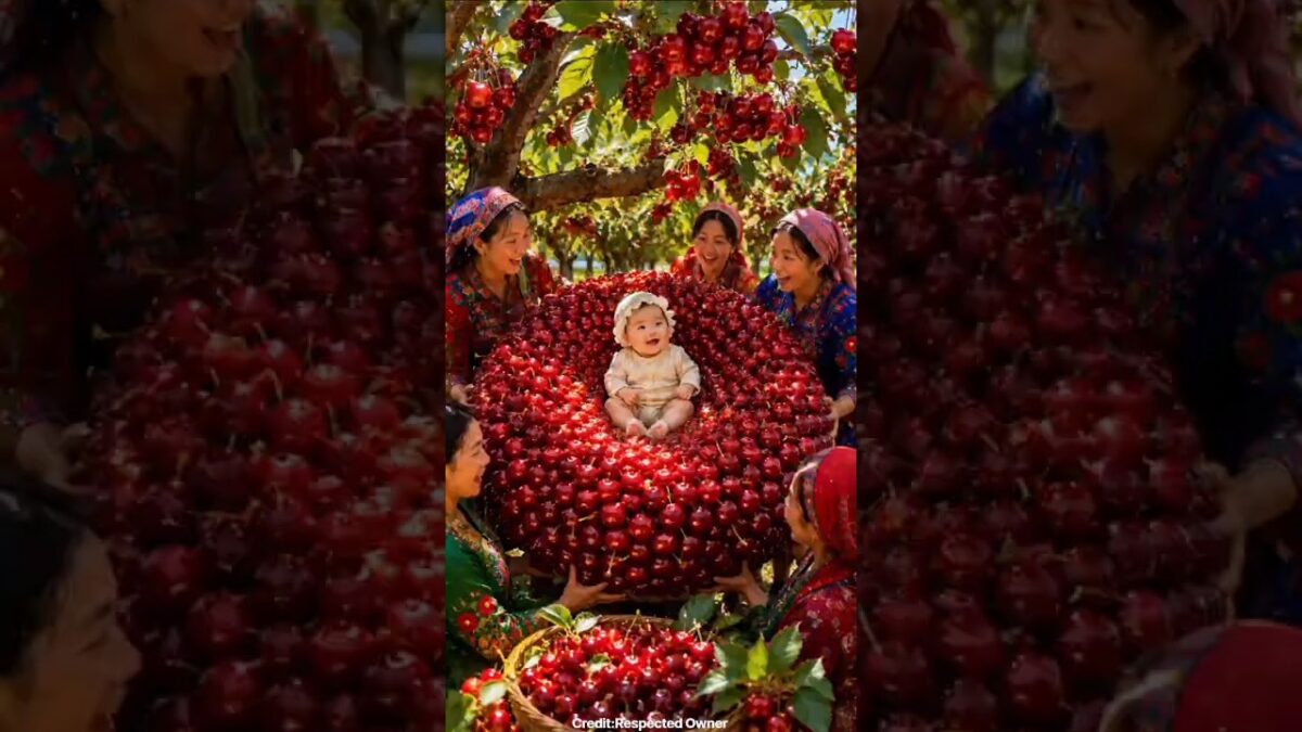 Wonderful fruits that bring relaxation  #satisfying #fruit #nature #asmr #vegetable #farming #1m