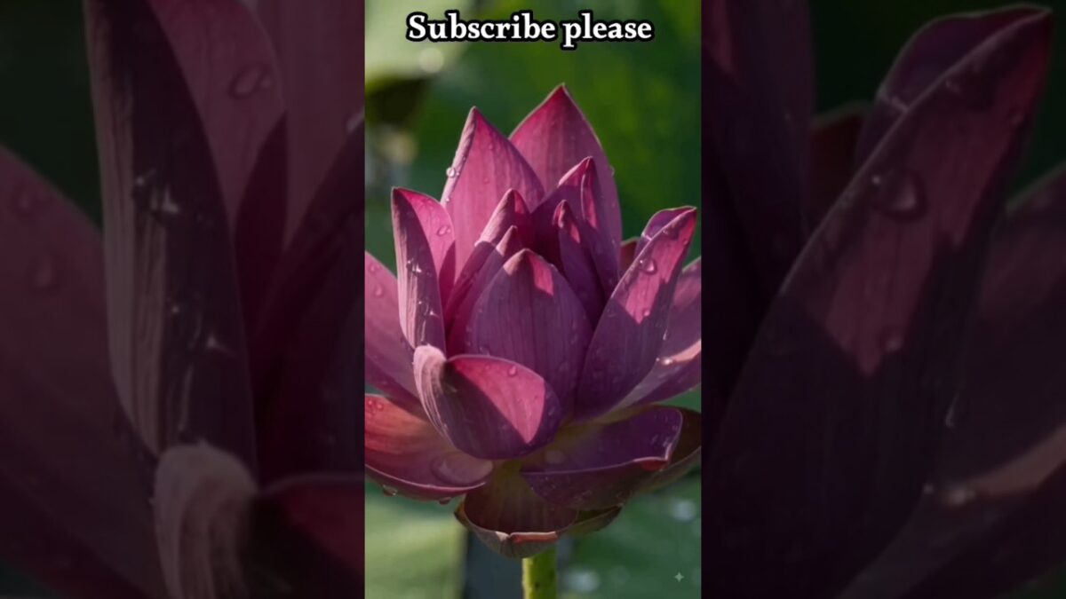 खूबसूरत बैंगनी कमल का फूल 🌸💜 #shorts #nature #asmr #amazing#lotus