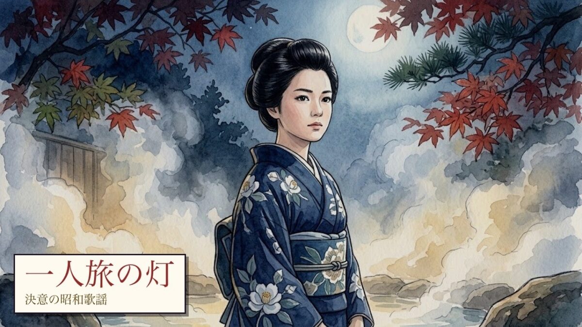 一人旅の灯｜決意の昭和歌謡