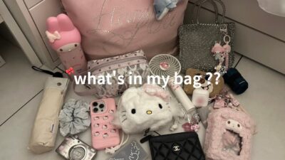 ［what’s in my bag ??］社会人オタクの夏バッグの中身🍨🎀荷物多めver. (sub)