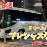 19.東京から大阪までの移動手段で最も快適かつ便利な方法（夜行バス『ドリームルリエ』）