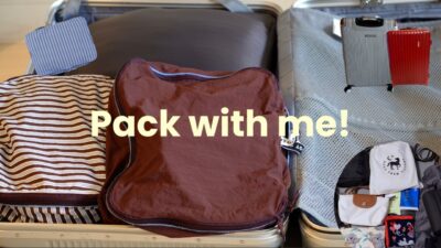 【8泊10日ヨーロッパ旅行🇬🇧🇫🇷】総重量22.4kg！重量オーバーと闘うリアルなパッキング🧳｜Pack with me！