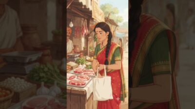 A Day in  Village:Couple Morning Routine & Heartwarming Lunch Delivery #ghiblistyle #shorts#trending