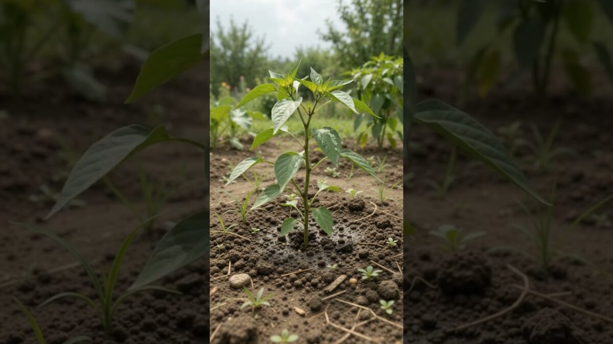 A Tiny Chili Seed Fell in the Rain… Then THIS Happened 🌱🌧️🌶️