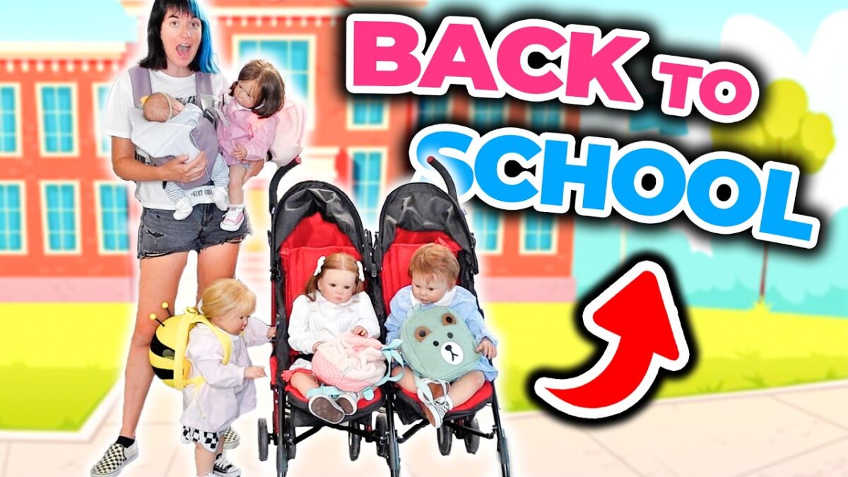 BACK TO SCHOOL REBORN 😱 MORNING ROUTINE con Mati, Smarti, Danny, Liesel e Celeste 👶🏻