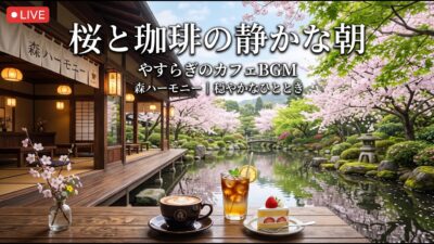 森の朝に灯る小さな純喫茶｜【カフェBGM】木漏れ日と珈琲で心ほどける静かな時間｜作業・読書・リラックス｜LIVE#カフェBGM #朝カフェ #癒しBGM #RelaxingCafeMusic