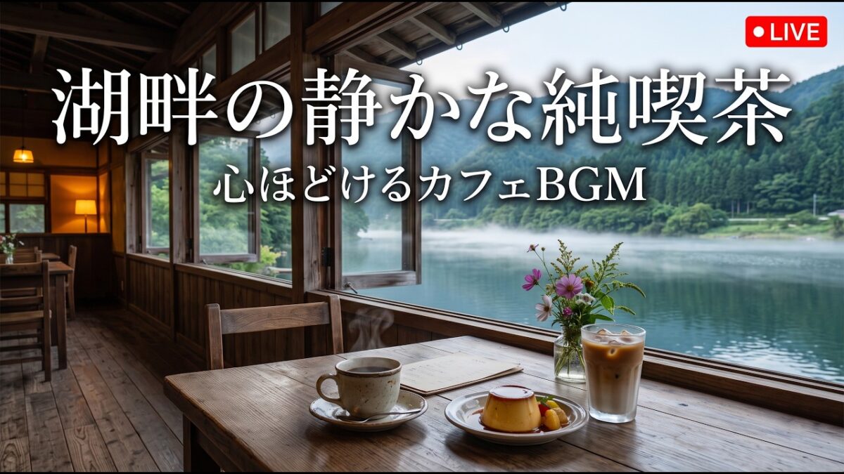 森の中の静かなテラスカフェ｜【カフェBGM】木々の揺らぎと珈琲に癒される午後｜作業・読書・リラックス｜LIVE#カフェBGM #森カフェ #癒しBGM #RelaxingCafeMusic