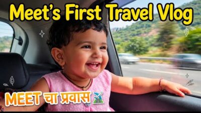 Baby vlog |Travelling With An 18-Month-Old Baby! 🚗 😍👶🏻 | Cute Toddler Travel baby enjoy Vlog