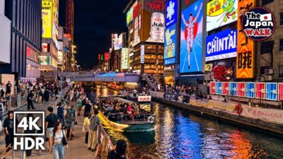 Dotonbori at Night – Osaka Nightlife and Street Food | Japan | 4K HDR