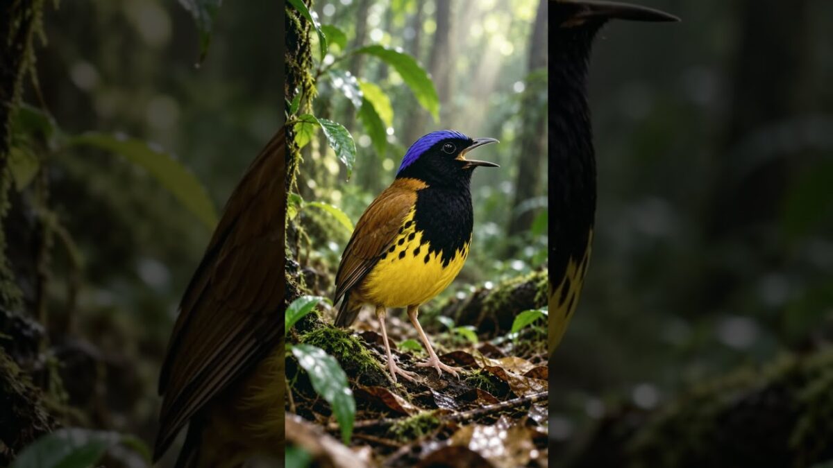 Gurney’s Pitta  | Relaxing Nature ASMR#BirdASMR #NatureSounds  #RelaxingASMR #WildlifeASMR