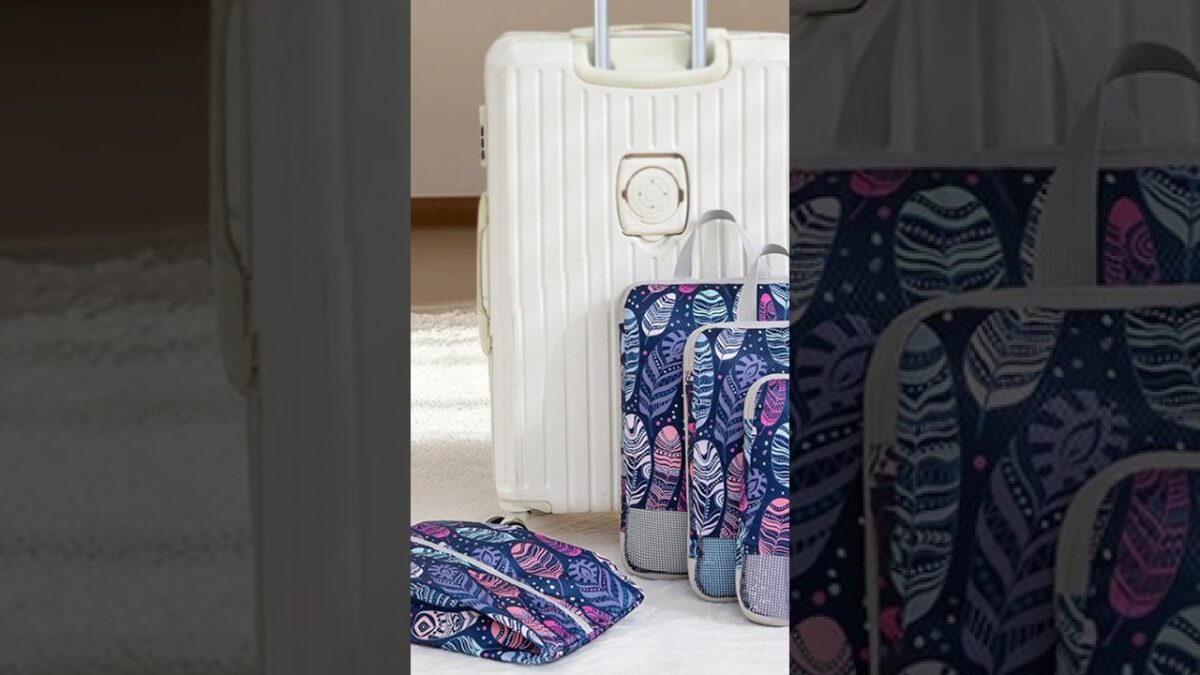 荷物スッキリ！HerringLodgeの圧縮バッグで旅行や出張のパッキングを快適に。ファスナーを閉めるだけでコンパクト！#HerringLodge #圧縮バッグ #パッキング #旅行準備 #便利グッズ