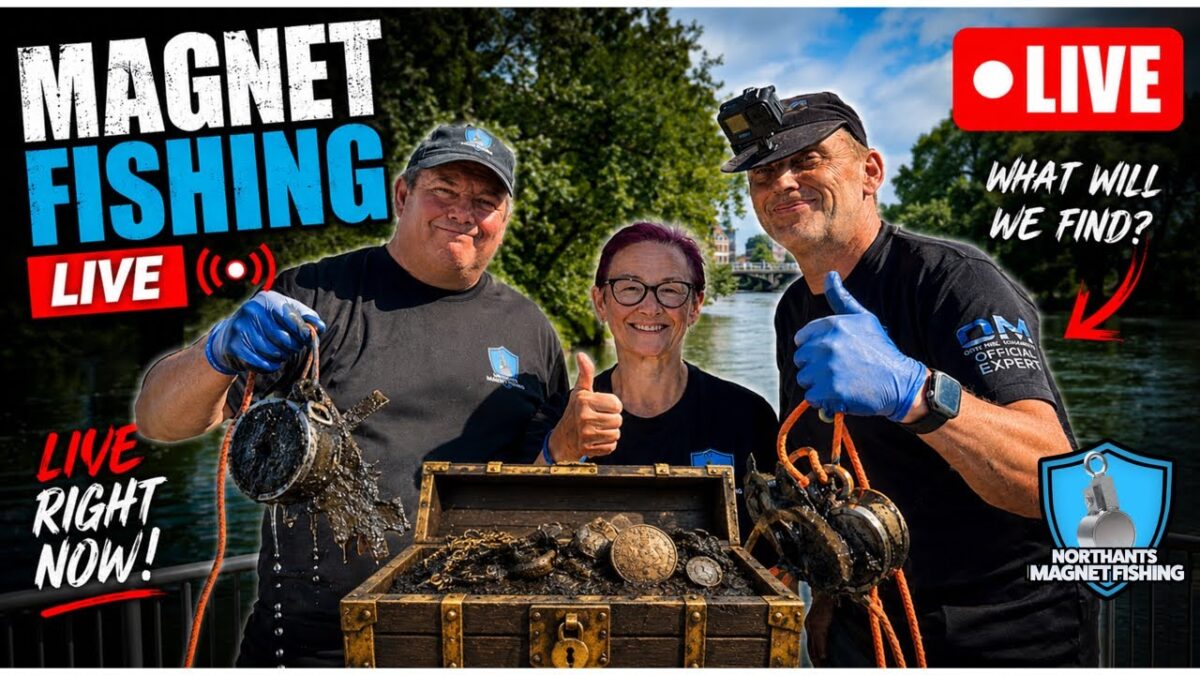 Magnet Fishing Live UK What’s in the River?