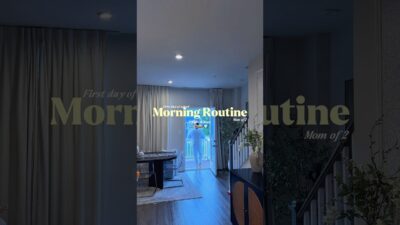 Mom of two school morning routine 📚✏️🤍 #morningroutine #firstdayofschool #momof2 #asmrvlog