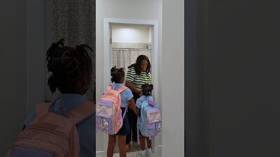 Mom of two school morning routine✏️✨🍱🤍 #morningroutine #momlife #morningvlog #schoolmorningroutine