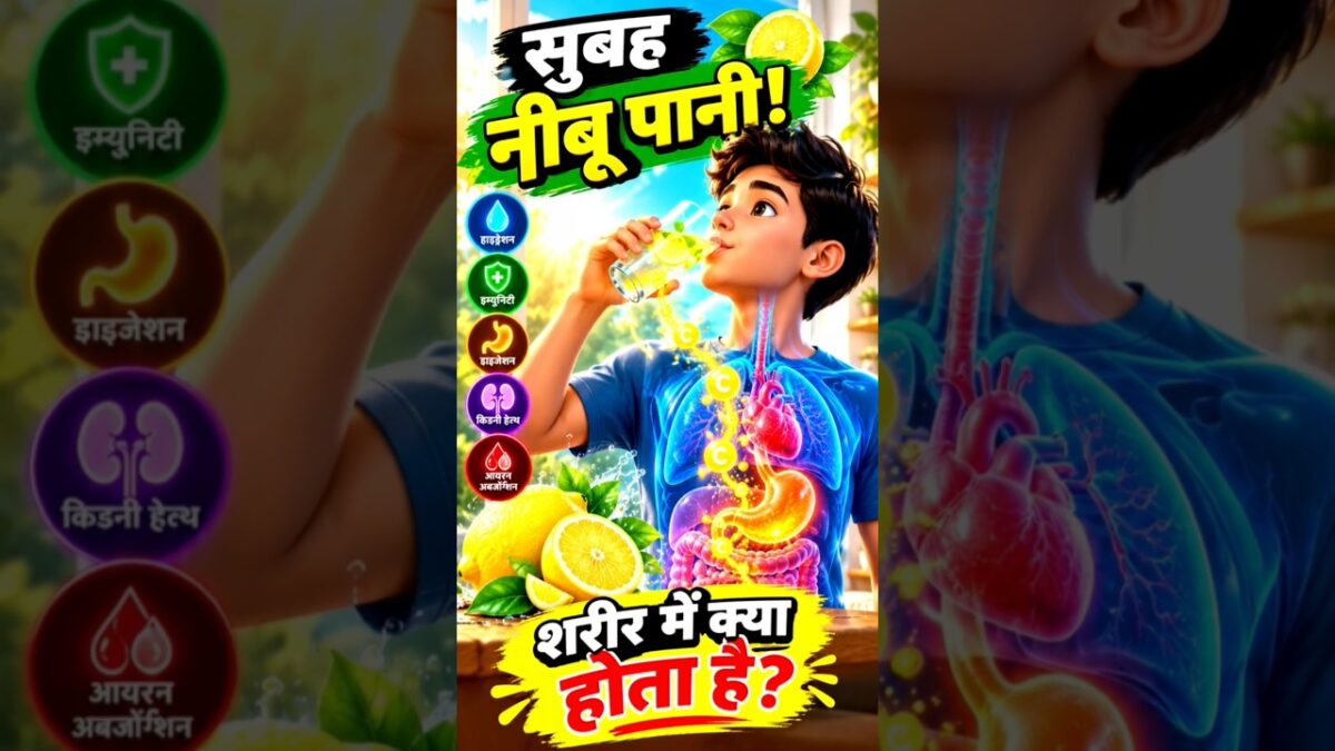 🍋💧 क्या सुबह नींबू पानी पीना आपकी Morning Routine का हिस्सा बन सकता है?