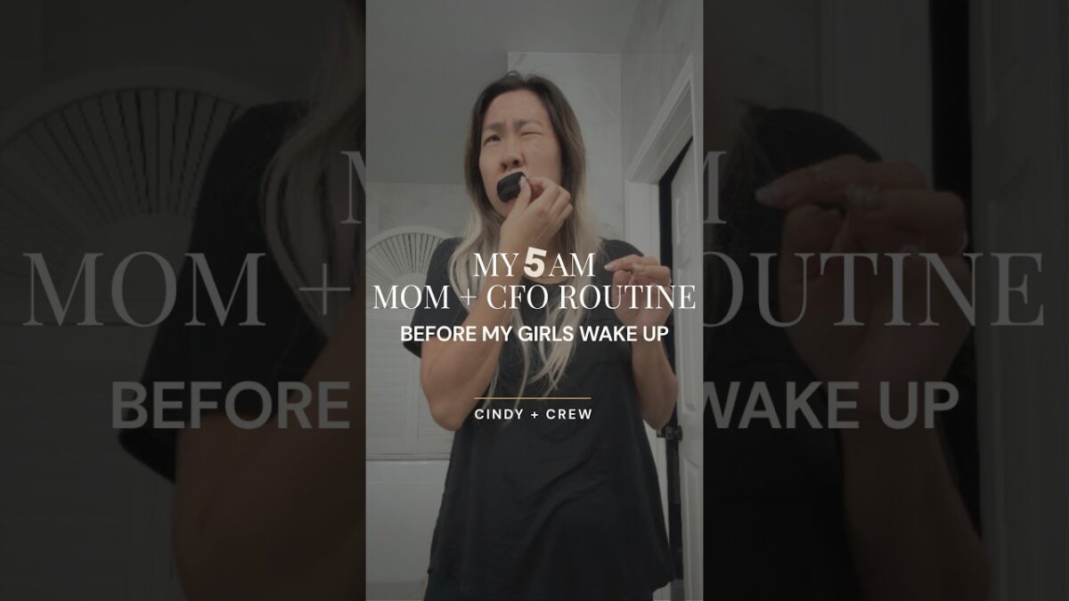 My 5AM Morning Routine as a Mom of 2 + Household CFO