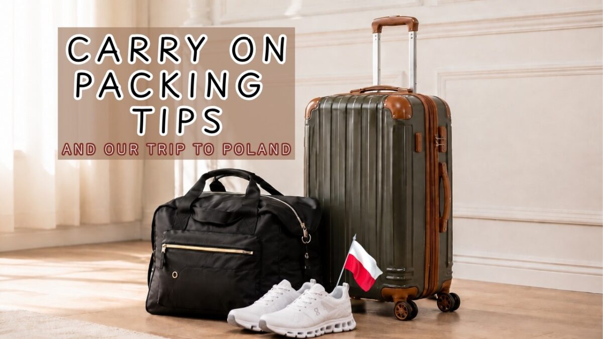 My Carry-On Tips and Travel Essentials | Our Trip to Poland 🇵🇱