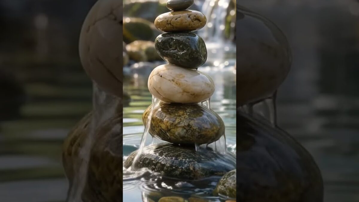 Nature’s Most Satisfying ASMR 💧✨#ASMR #WaterASMR #StoneASMR #vairalvideo