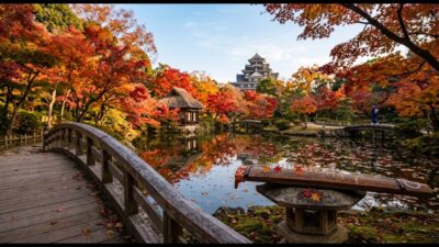 Okayama Korakuen in Autumn: 4K Walk Through Japan’s Top Historic Garden