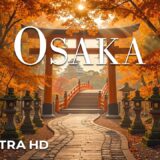 🍂 Osaka in Autumn 4K UHD | Stunning Fall Foliage & Beautiful Japanese Landscapes with Relaxing Music