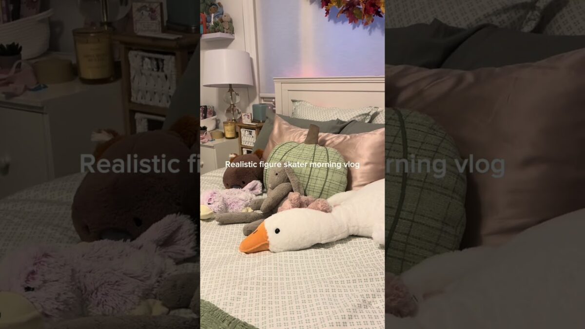 Realistic morning routine #asmr #figureskating #fall #autumn #thatgirl #morningroutine #aesthetic