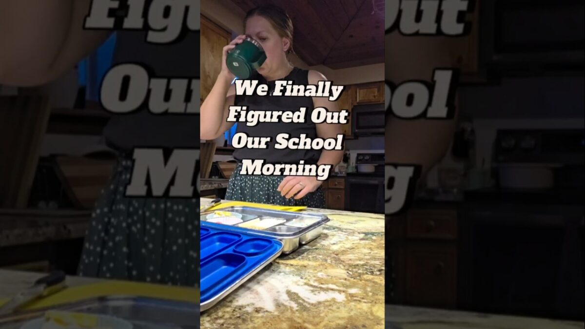 We Finally Figured Out Our School Morning Routine… Almost 😂