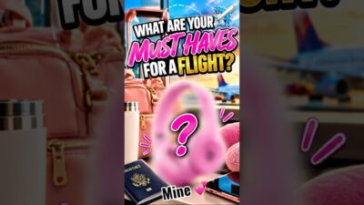 What Are YOUR Must-Haves for a Flight? 👀 | Travel Essentials #travel #catchingflights #airplane
