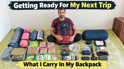 What I Carry While Traveling | Complete Travel Backpack Setup | Clothes, Food & Gadgets