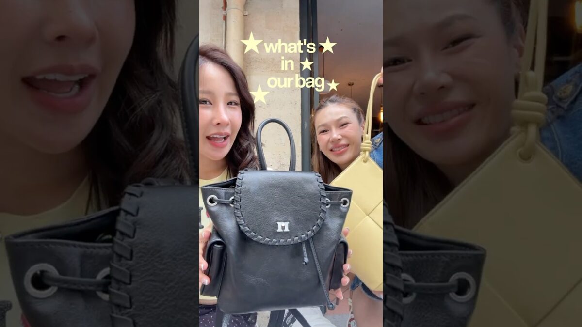 What’s in our bag 👜🇫🇷