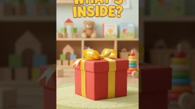 🎁🖍️ What’s in the Present?  #kidslearning  #kidseducation