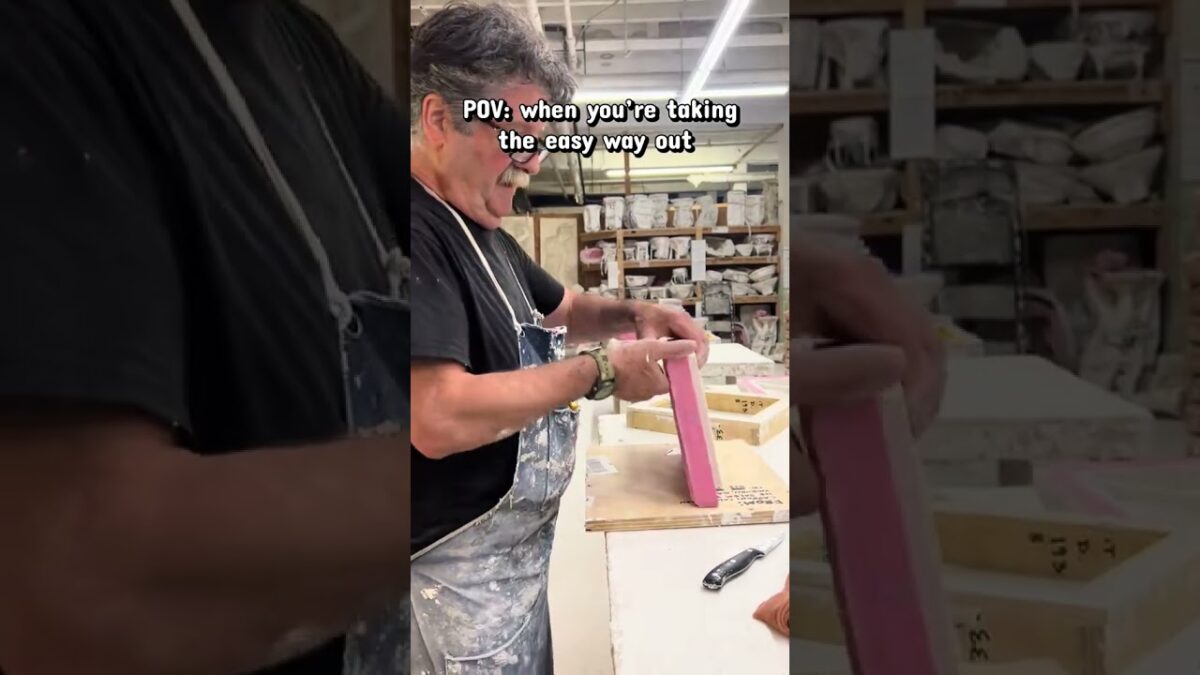 What’s in the mold? It took me soooo long to find out, and I found out. 🤣 #craftsman #interiordecor
