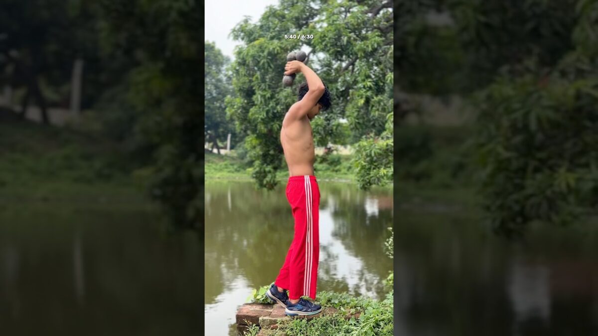 Without gym Morning routine- Day 202🥺 #shorts #motivation #fitness #trending #viral