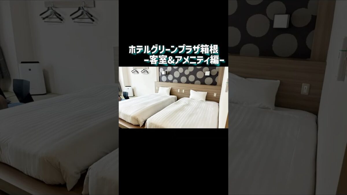 ホテルグリーンプラザ箱根のスタンダード和洋室ルームツアー #shorts