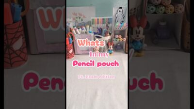 what’s in my pencil pouch  #shorts #dailylife #routine #pens #stationary #aesthetic #trending #viral