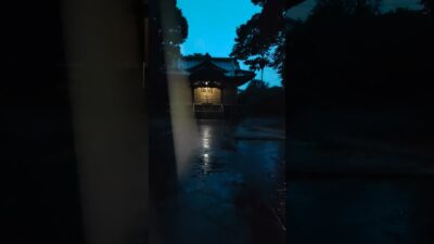 再びの酒匂神社（早朝） #小田原 #神社 #散歩 #雨天 #雨音 #xiaomi