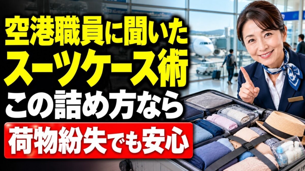 海外旅行のスーツケース荷造り！空港職員に教わった「20のコツ」｜知らないと荷物トラブルで困ります
